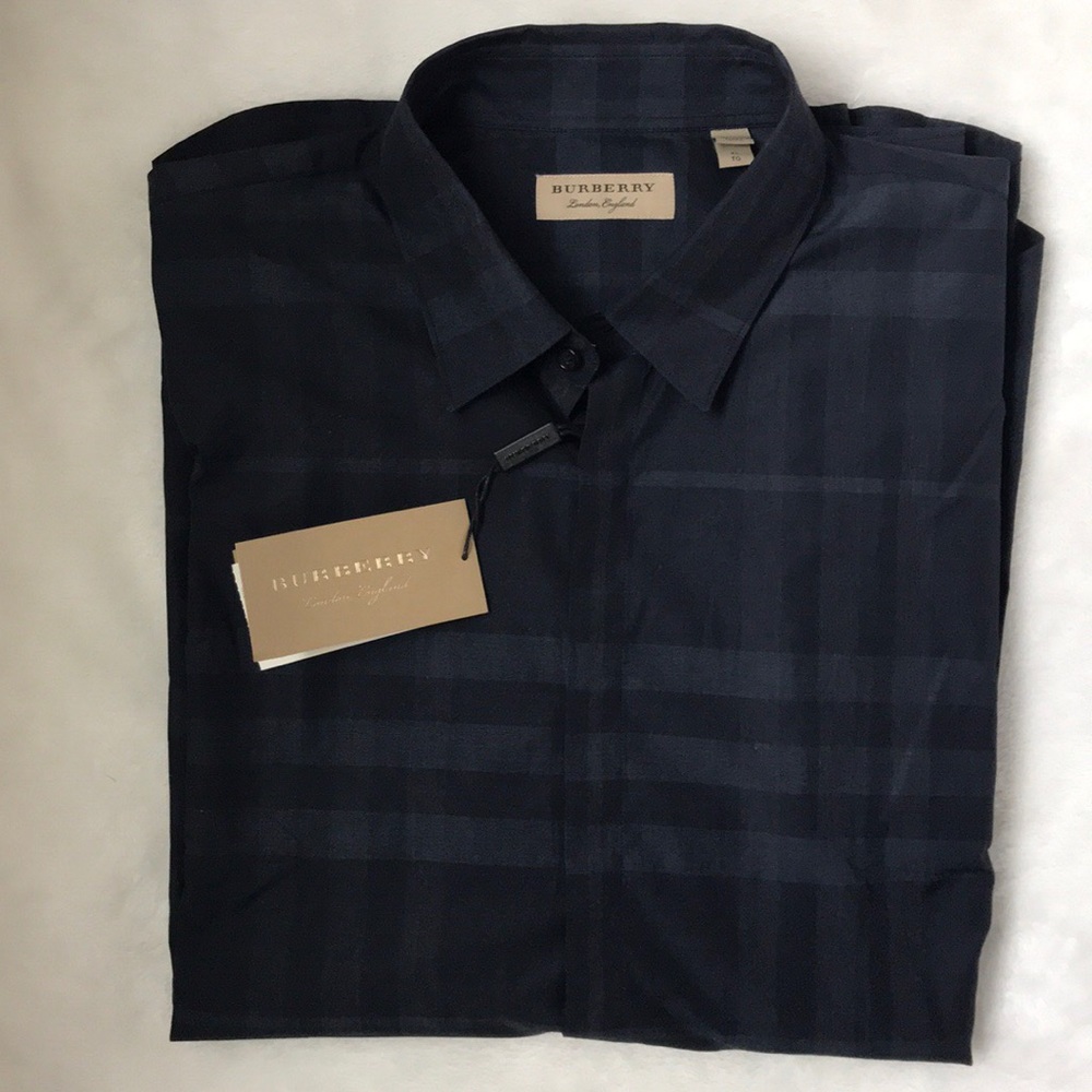 BRAND NEW✨Burberry Plaid Long Sleeve Shirt for Men